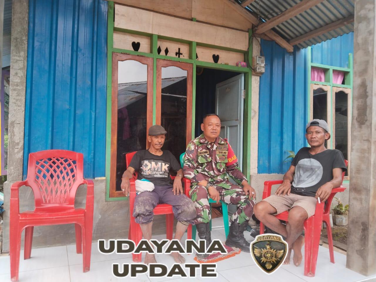 Perkuat Kamtibmas, Babinsa Detusoko Hadir Bersama Warga Desa Dile