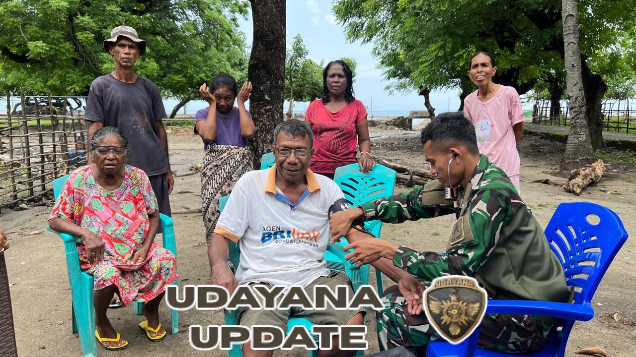 Satgas Pamtas Yonarmed 12 Kostrad Hadirkan Pelayanan Kesehatan di Kenebibi