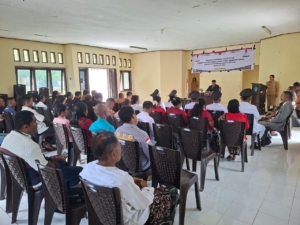 Babinsa Koramil 1627-01/Ba’a Hadiri Pelantikan Penjabat Kepala Desa se-Kecamatan Rote Tengah