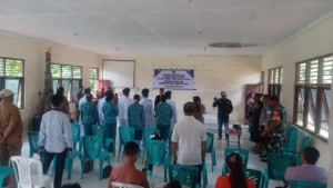 Rapat Pengambilan Sumpah Pj Kepala Desa se-Kecamatan Pantai Baru Berjalan Aman dan Tertib