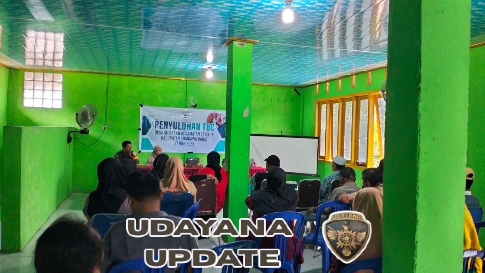 Upaya Cegah TBC, Babinsa Koramil 1628-03/Seteluk Ikuti Rapat Edukasi Kesehatan
