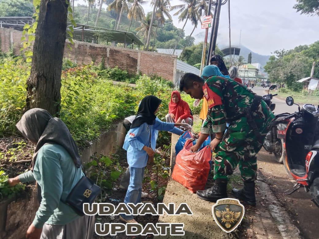 Walikota Bima Turut Hadir dalam Kegiatan Gotong Royong Bersama TNI dan Dinas Terkait