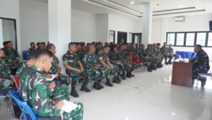 Pimpin Jam Komandan, Dandim 1630/Mabar Tekankan Perintah KASAD dan Kesiapan Jelang Tahun Baru