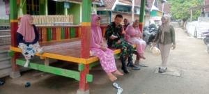 Pererat Silaturahmi, Babinsa Lamusung Gelar Komunikasi Sosial di Desa Binaan