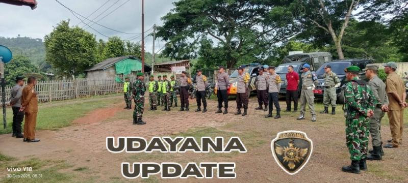 Danramil Monta Ajak Babinsa dan Bhabinkamtibmas Tingkatkan Aktifitas Hadapi Tahun Baru