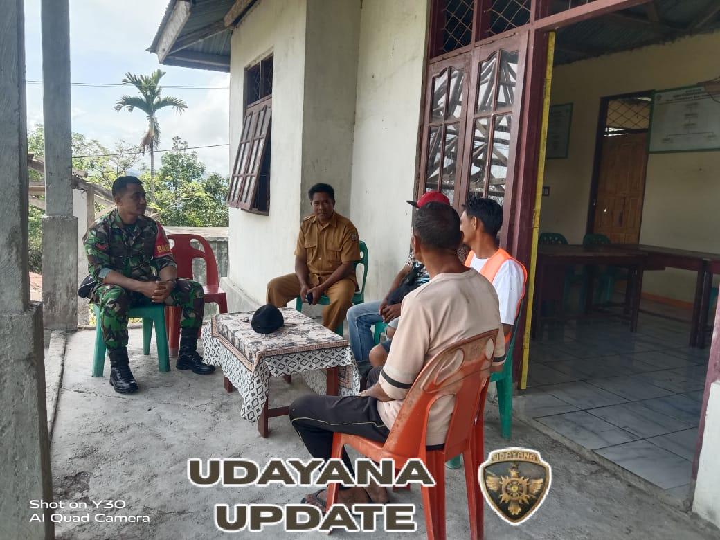 Masyarakat Sambut Hangat Kehadiran Babinsa 1602-01/Ende di Tengah Warga