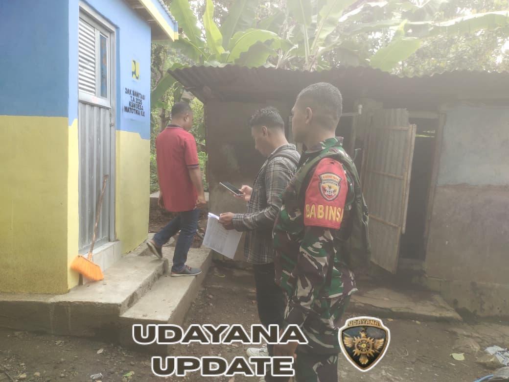 Babinsa Koramil Larantuka Hadir di Tengah Warga, Dukung Program Sanitasi Desa Sehat