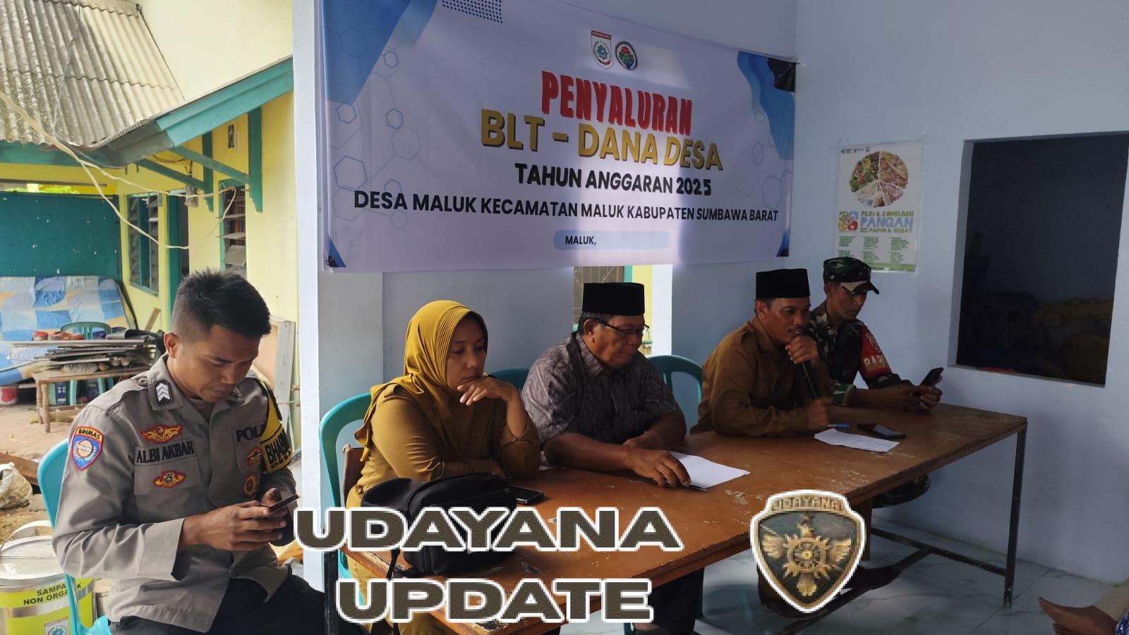Pastikan Tepat Sasaran, Babinsa Maluk Kawal Penyaluran BLT DD 2025