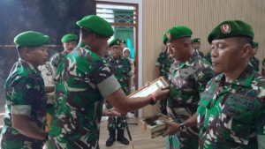 Kodim 1606/Mataram Gelar Tradisi Penerimaan dan Purnatugas