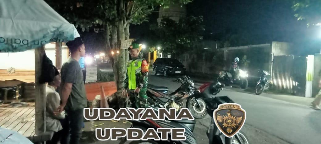 Babinsa Desa Kumbang Laksanakan Patroli Kongkow-kongkow Jelang Pergantian Tahun