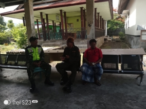 Babinsa Belanting Ajak Warga Jaga Kamtibmas Jelang Tahun Baru