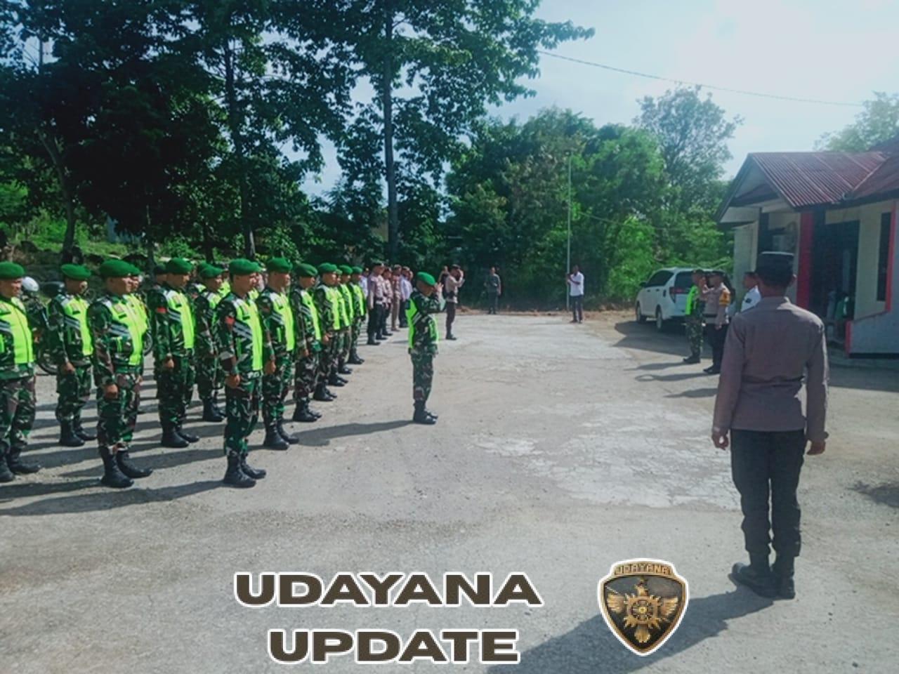 Sinergi TNI–Polri dan Pemcam, Koramil 1630-02/Lembor Gelar Apel Siaga dan Patroli Jelang Tahun Baru