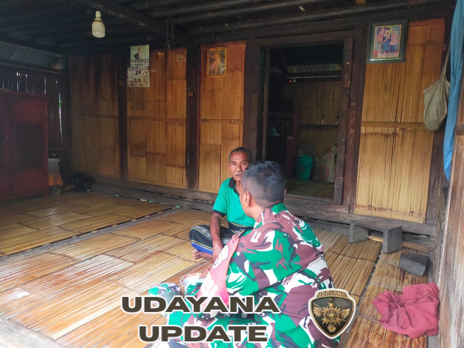 Pererat Kemanunggalan TNI–Rakyat, Babinsa Laksanakan Komsos di Ndori