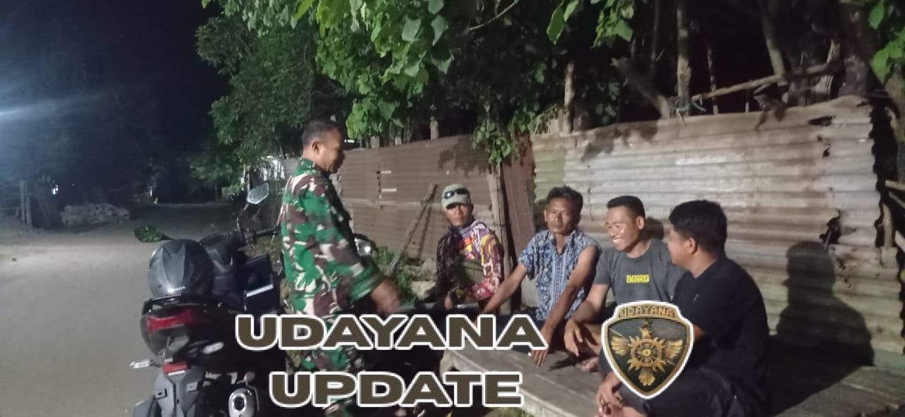 Serka Tayeb Sosialisasi dengan Remaja, Warga Diminta Pantau Anak di Malam Hari