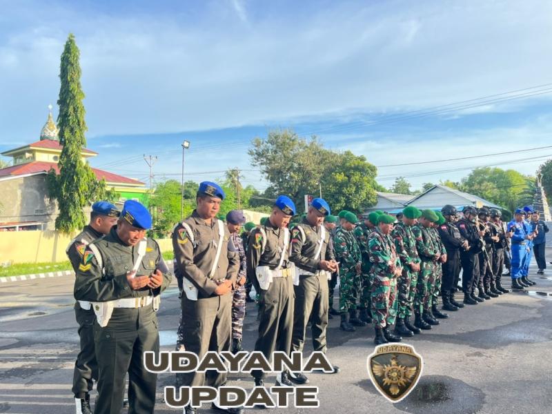 Sinergi TNI-Polri dan Lintas Agama, Apel Gabungan Pengamanan Tahun Baru Digelar di Polres Sumba Timur