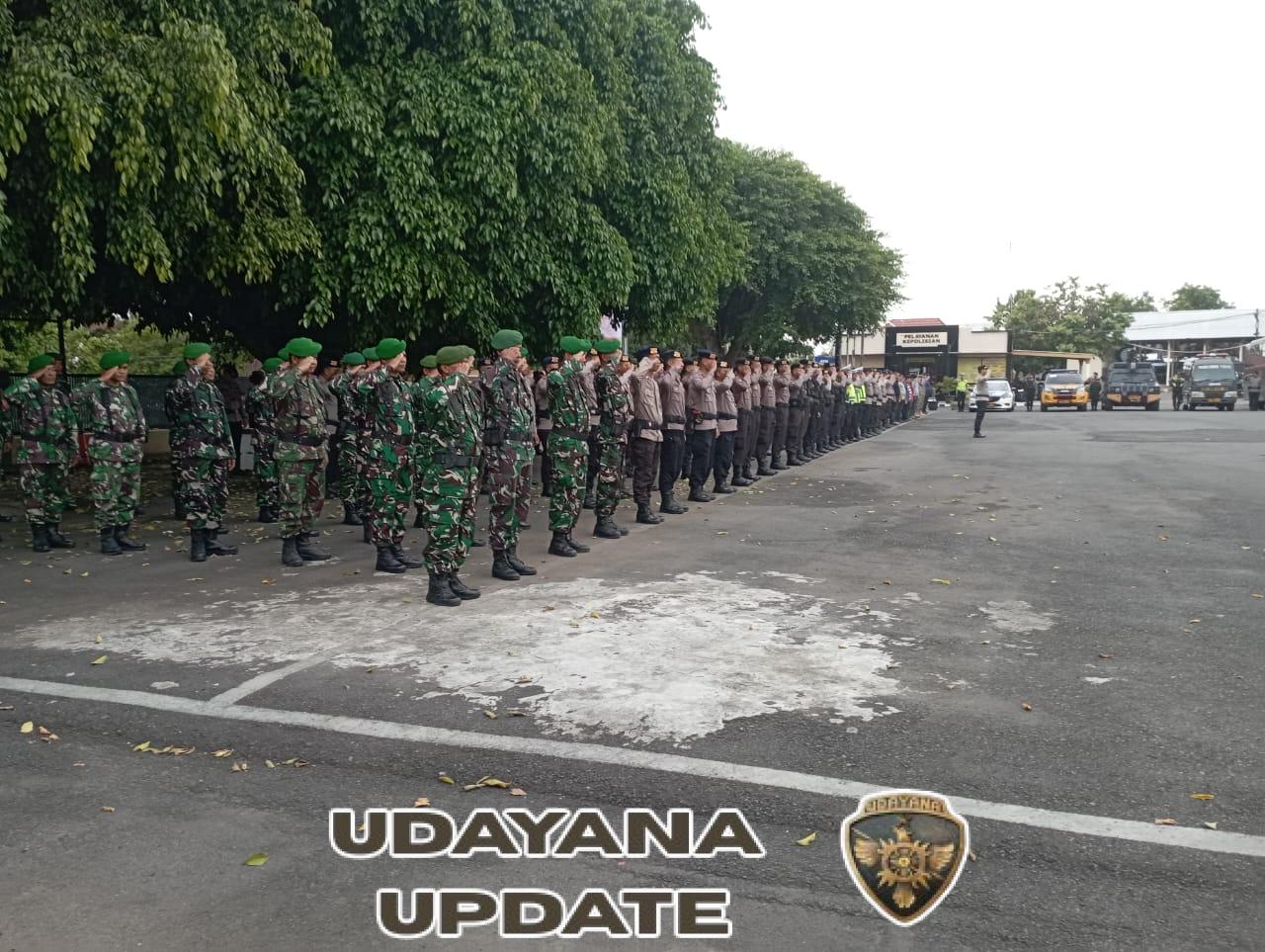 Kodim 1615/Lotim Gelar Apel Siaga Gabungan di Mako Polres Lombok Timur