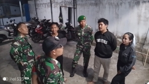 ‎Babinsa Koramil 1615-03/Sambelia Gelar Patroli Malam, Jaga Keamanan Desa Sambelia