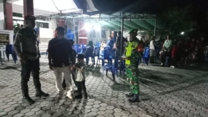 Babinsa Koramil Batutua dan Polsek Rote Barat Daya Gelar Apel Gabungan Amankan Ibadah Tutup Tahun