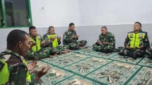 Prajurit Kodim 1621/TTS Bersatu dalam Doa, Sambut Tahun Baru dengan Kepedulian untuk Aceh dan Sumatera.