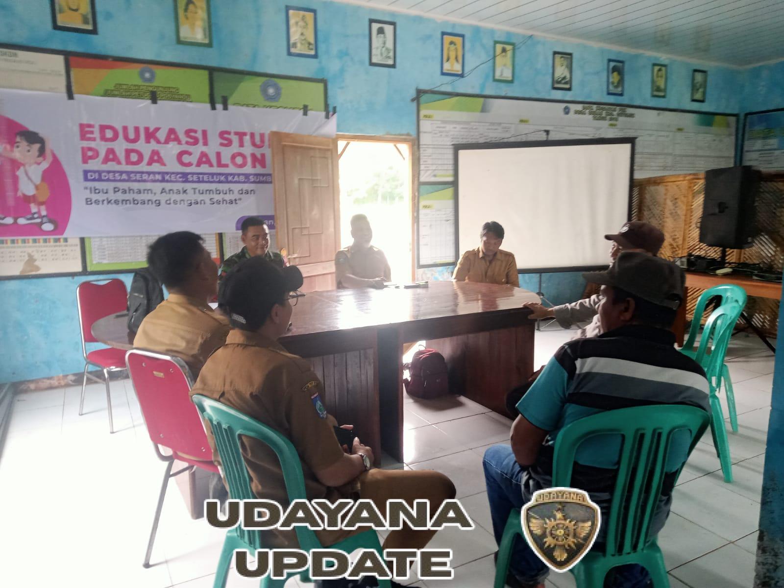 Koramil Seteluk Dukung Pembentukan Desa Siaga Bencana di Desa Seran