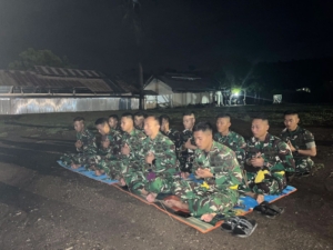 Yonif TP 834/WM Gelar Doa Bersama Sambut Tahun Baru 2025 dan Doakan Korban Bencana Alam