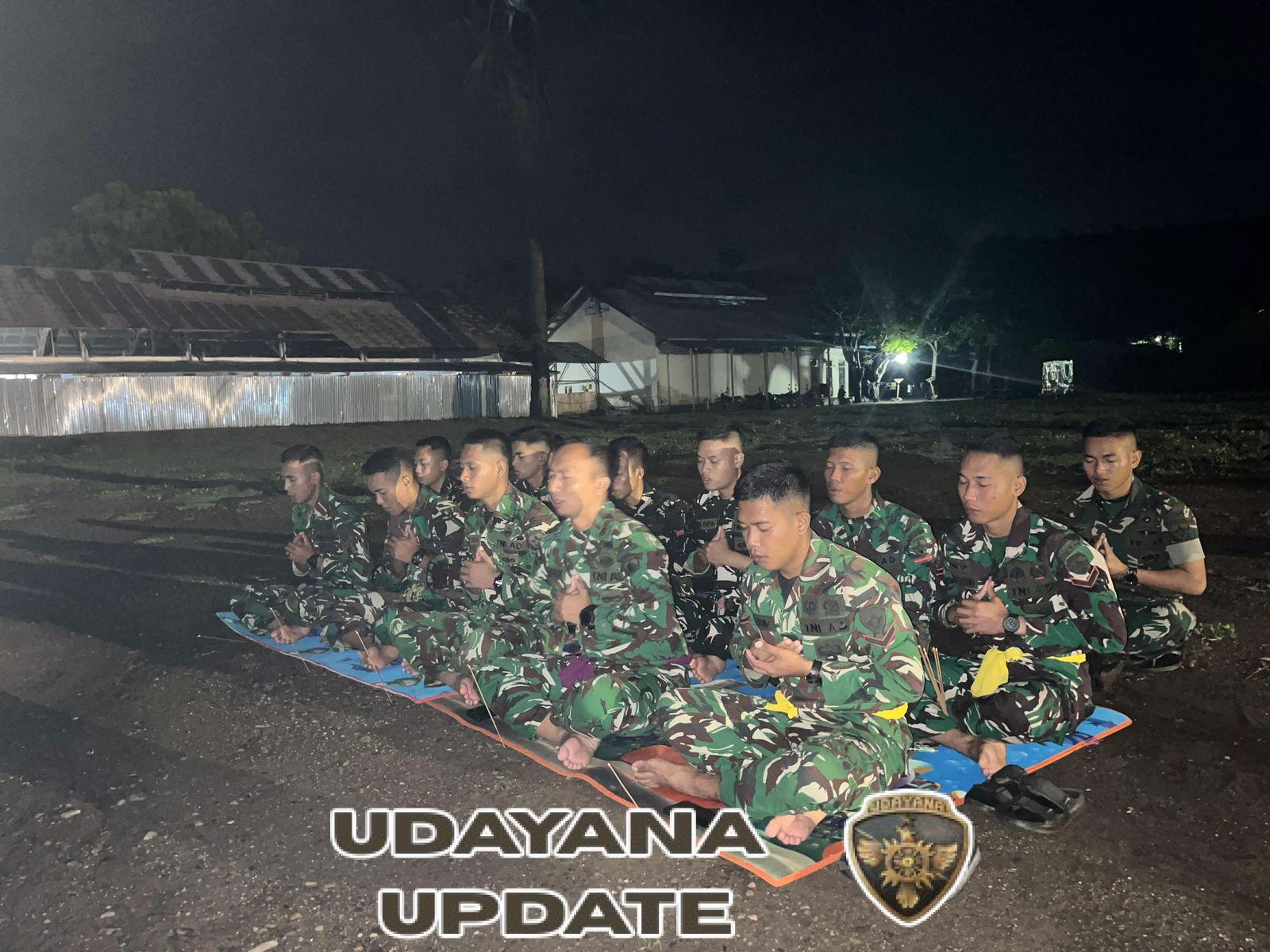 Yonif TP 834/WM Gelar Doa Bersama Sambut Tahun Baru 2025 dan Doakan Korban Bencana Alam