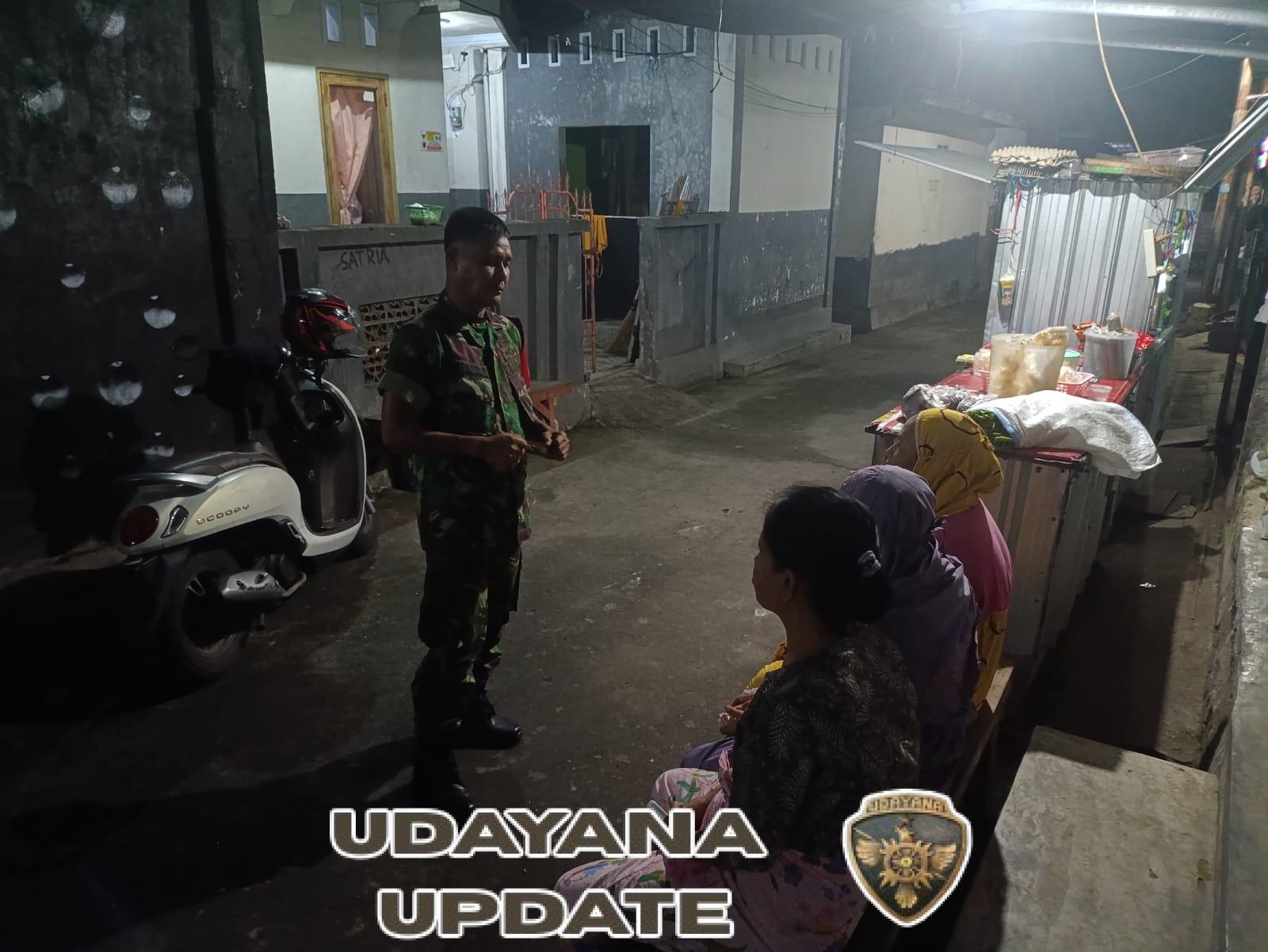 Babinsa Suryawangi Gelar Patroli Bersama Warga Jaga Kondusifitas Wilayah