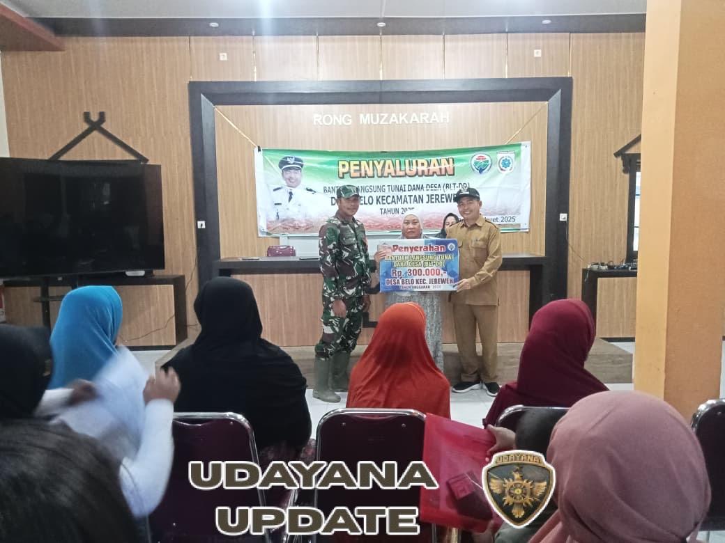 Babinsa Desa Belo Dampingi Penyaluran BLT November–Desember 2025