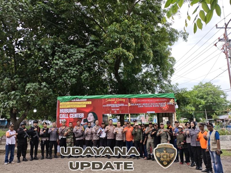 Personel Kodim 1614/Dompu Dukung Pengamanan Operasi Lilin Rinjani 2025 di Terminal Ginte