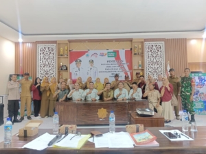 Babinsa Desa Mura Dampingi Lomba Gotong Royong Terbaik Desa dan Peliuk BBGRM 2025