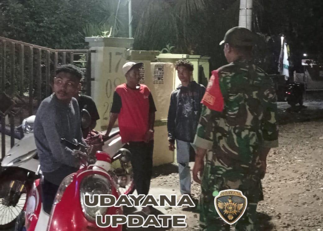 Babinsa Koramil 1614-02/Kempo Laksanakan Ronda Malam Bersama Warga Desa Ta’a