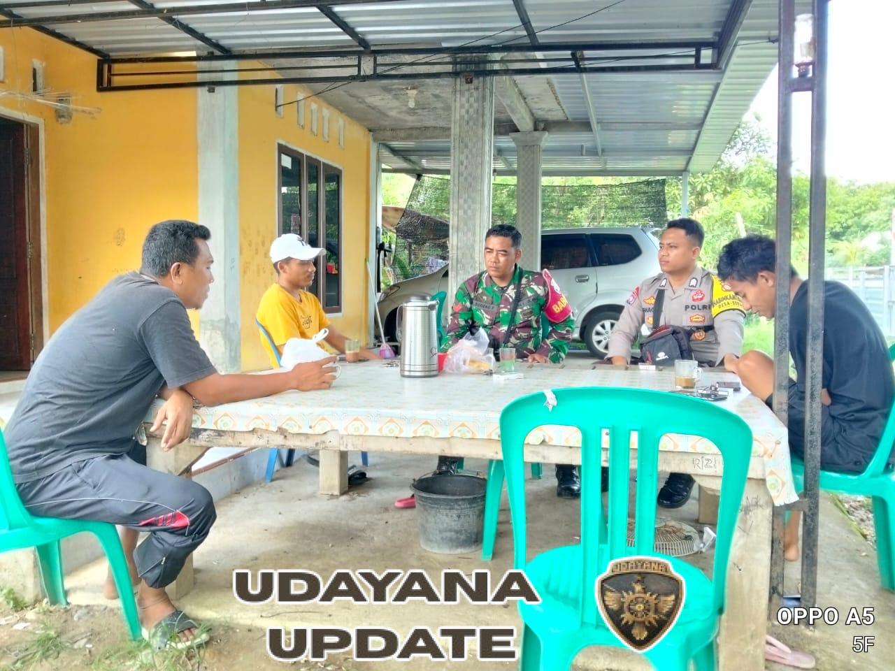 Babinsa Desa Seran Perkuat Koordinasi Lewat Komsos Bersama AGR Desa