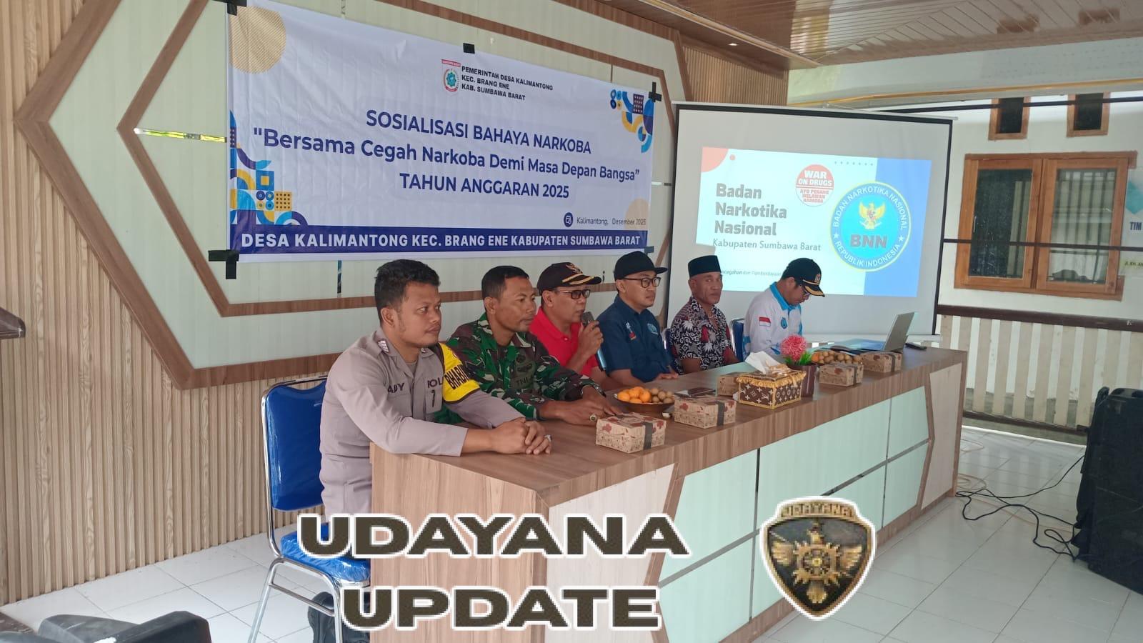 Babinsa Kalimantong Dampingi Sosialisasi Bahaya Narkoba bagi Remaja