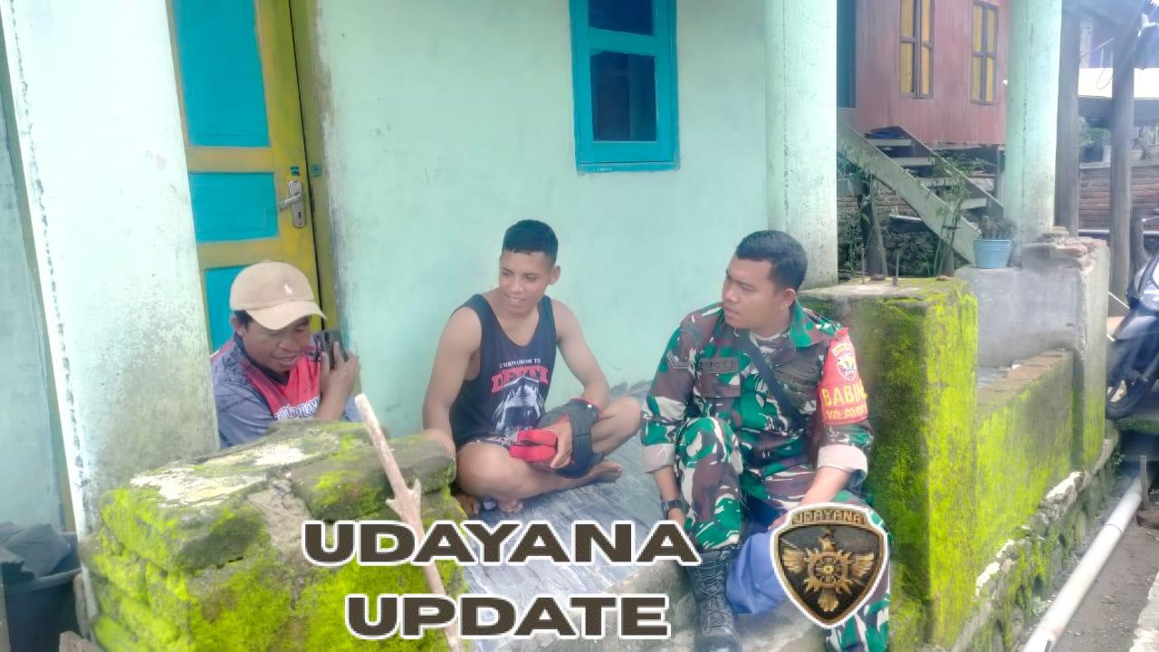 Babinsa Desa Mantar Gelar Komsos dan Monitoring Wilayah, Wujudkan Lingkungan Aman dan Kondusif