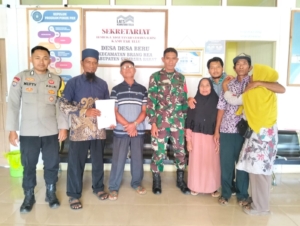 Babinsa Desa Beru Sukses Mediasi Sengketa Tanah, Kedua Pihak Sepakat Berdamai