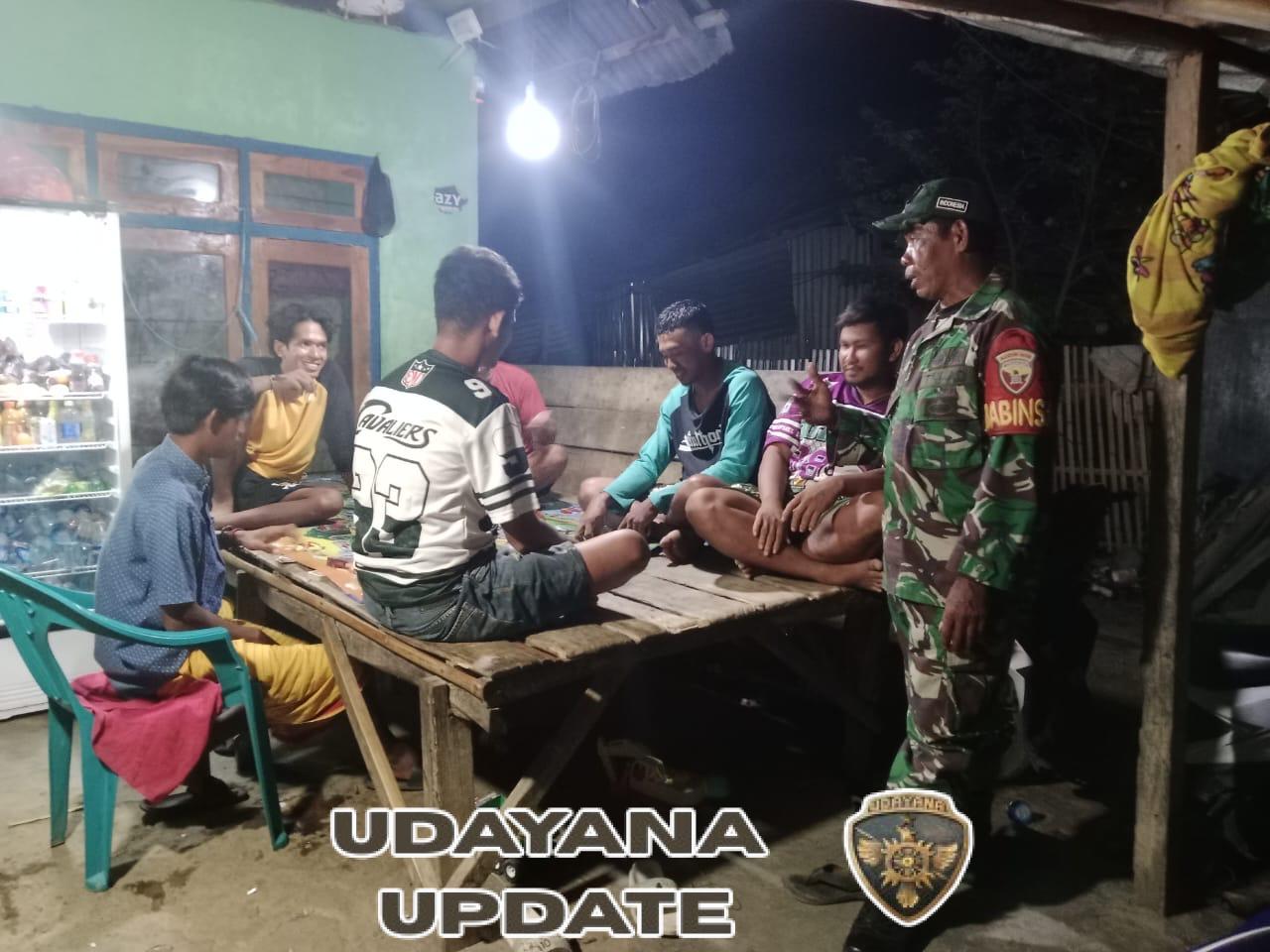 Apel Pengecekan Personil Patroli Siskamling di Koramil Woha Berjalan Lancar