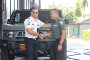 Dandim 1608/Bima Terima Kunjungan Silaturahmi Kepala Rutan Kelas IIB Raba Bima