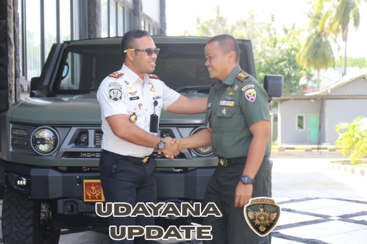 Dandim 1608/Bima Terima Kunjungan Silaturahmi Kepala Rutan Kelas IIB Raba Bima