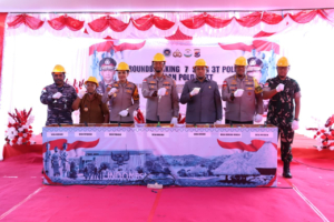 Dandim 1618/TTU Letkol Arm Didit Prasetyo Purwanto Hadiri Groundbreaking SPPG Polri 3T di Haulasi