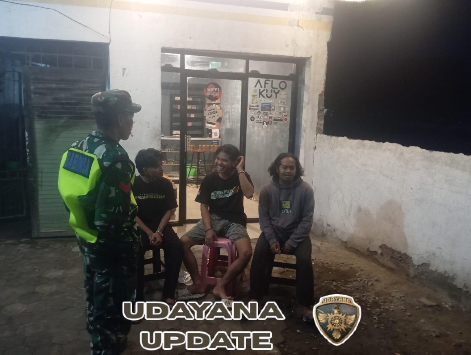 Gandeng Aparat Desa, Babinsa Patroli Susuri Dua Desa