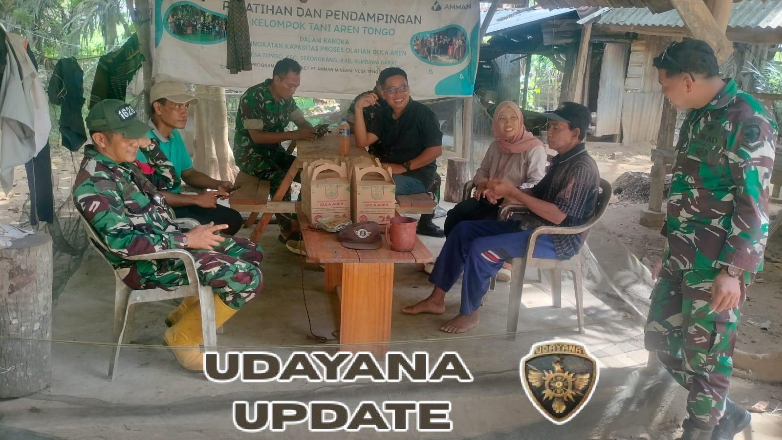 Pemeriksaan ke KDKMP serta UMKM di Desa Tongo, Koramil 1628-02/Sekongkang Berikan Pendampingan.