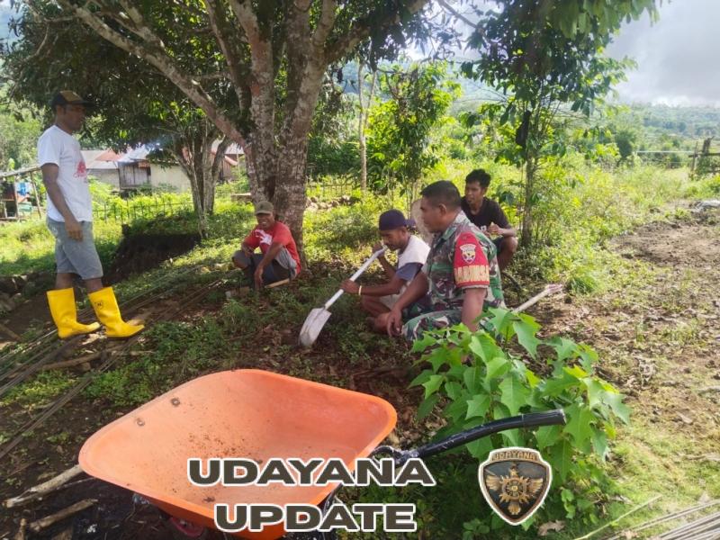 Babinsa Koramil 1602-03/Detusoko Gencarkan Komsos di Desa Wologai Timur