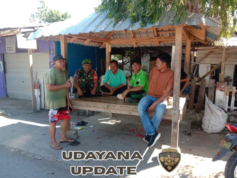 Babinsa Hu’u Ajak Warga dan Aparat Desa Atasi Masalah Ternak di Sawah