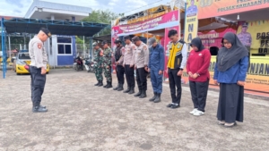 Apel Gabungan Posko Terpadu Nataru 2025/2026 Digelar di Pelabuhan Poto Tano