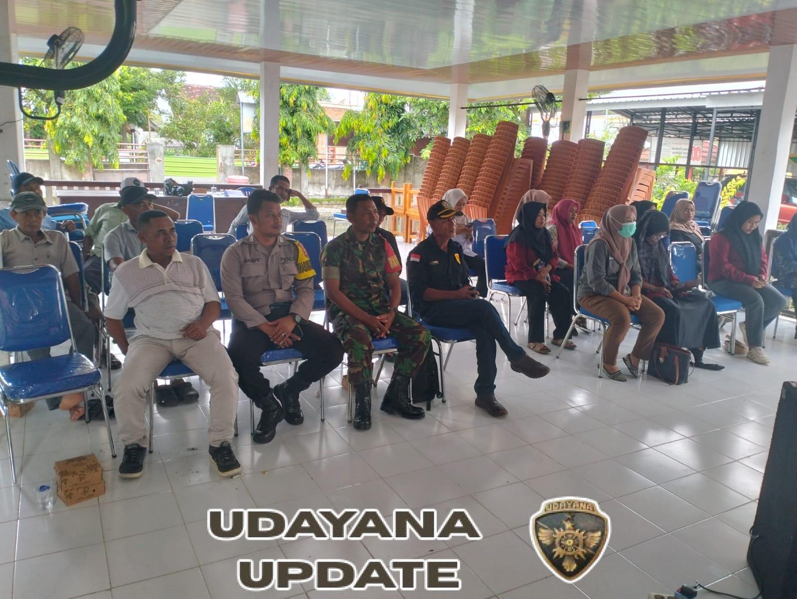 Babinsa Kalimantong Dampingi Pembentukan Desa Siaga TBC di Brang Ene