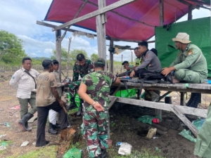 Personel Kodim 1614/Dompu Pimpin SMART Patrol Amankan Kawasan Tambora