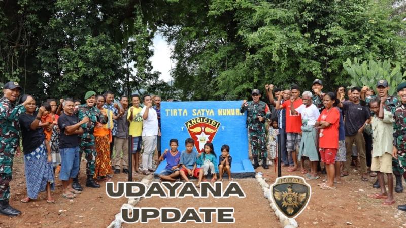 Dansatgas Resmikan Bhakti Husada dan Tirta Satya Nunura di Desa Tohe