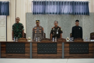 Dandim 1628/Sumbawa Barat Hadiri Rapat Paripurna DPRD Kabupaten Sumbawa Barat