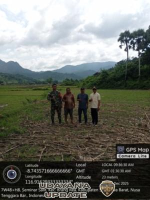 Perkuat Keamanan Wilayah, Babinsa Brang Rea Aktif Lakukan Komsos Desa Binaan