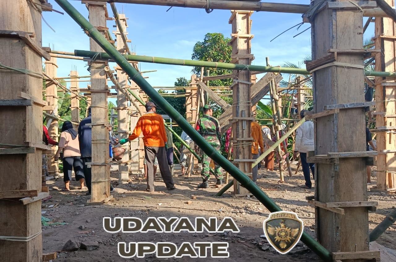 Warga Anyar Bangun Masjid Nurul Huda dengan Kebersamaan